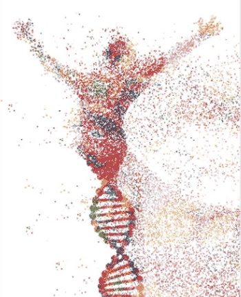 Uplifting image of DNA